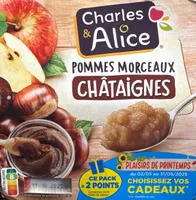 Spécialité pommes morceaux châtaignes