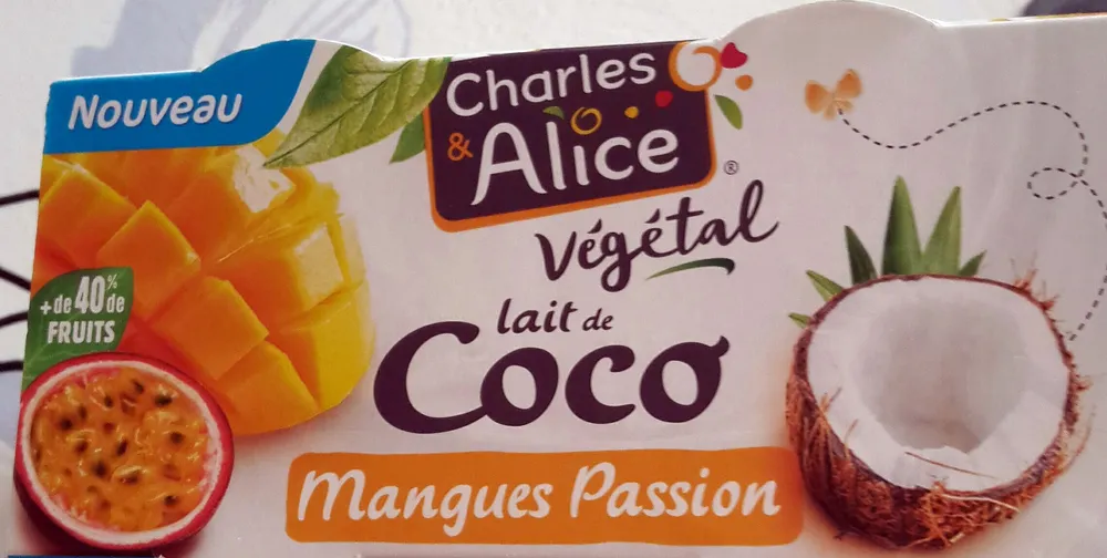 Dessert végétal Lait de Coco Mangues Passion