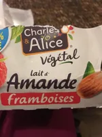 Lait d'amande framboises