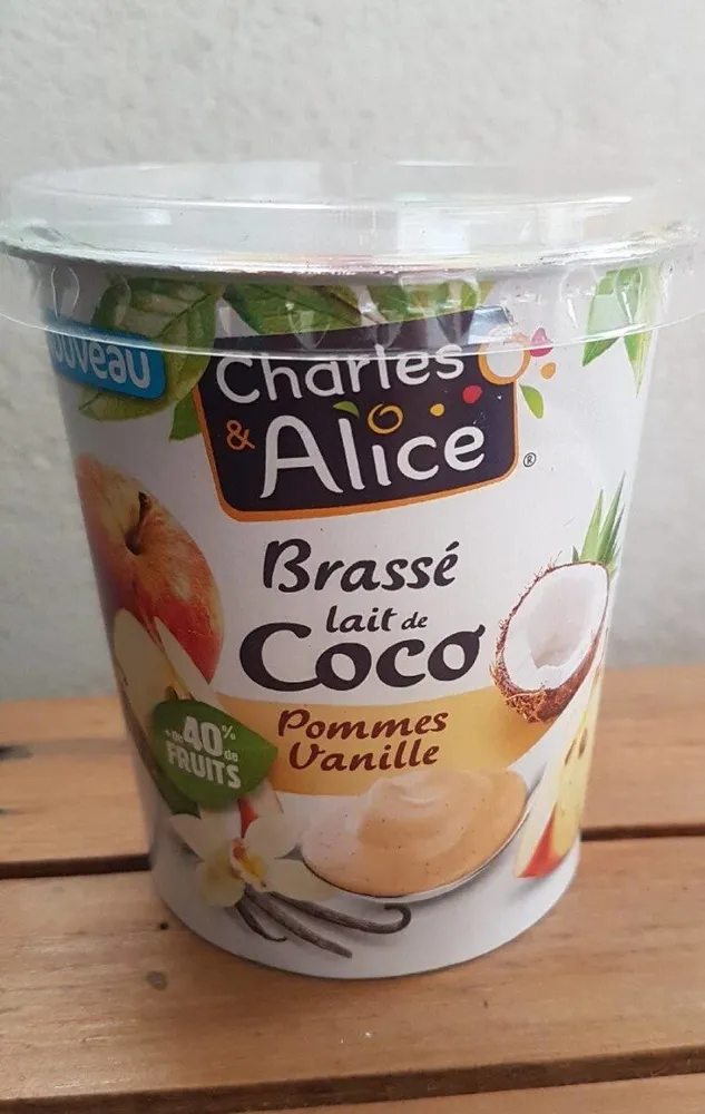 Brassé lait de coco pommes vanille
