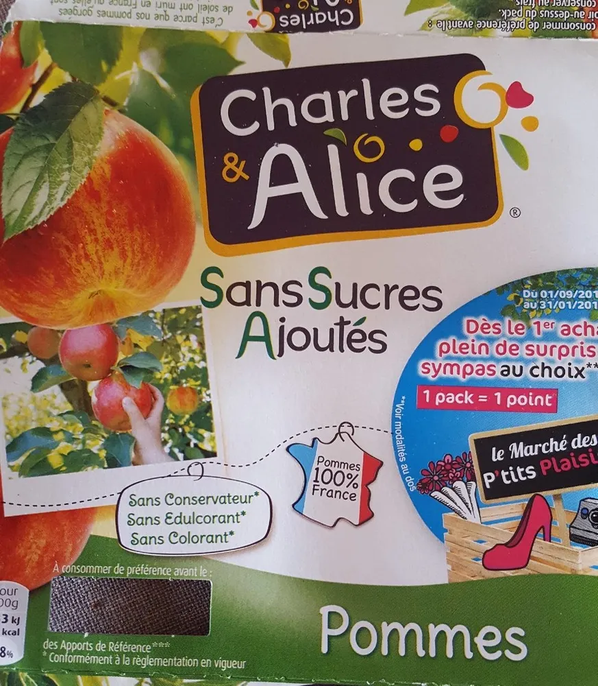 Pommes - sans sucres ajoutés