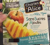 Pommes Ananas sans sucres ajoutés