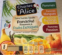Panaché pommes & fruits exptiques