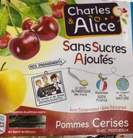 Compotes pommes cerises