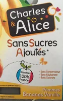 Pommes bananes vanille