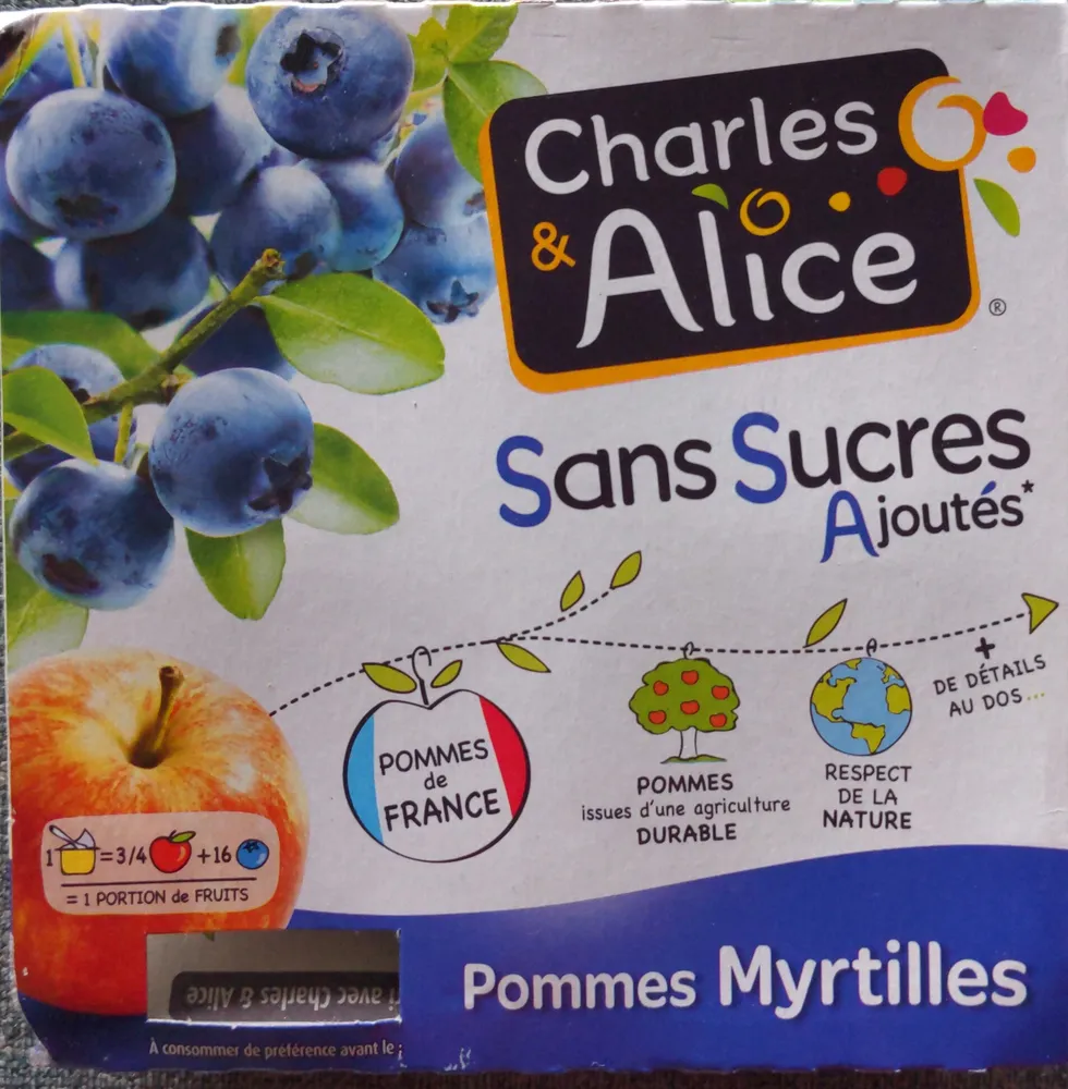 Pommes Myrtille SSA