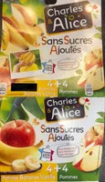 Compotes Pommes Bananes Vanille