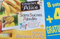 Compote Pommes Bananes Vanille