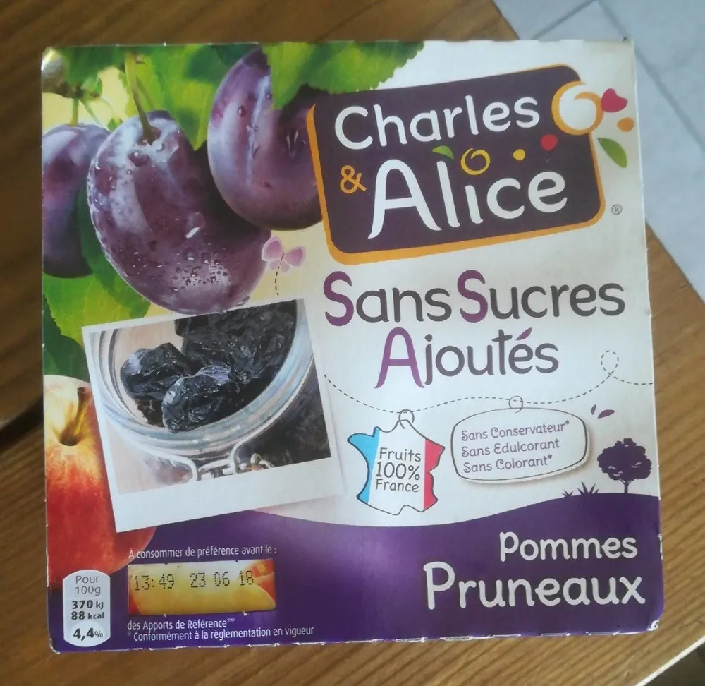 Compote pommes pruneaux