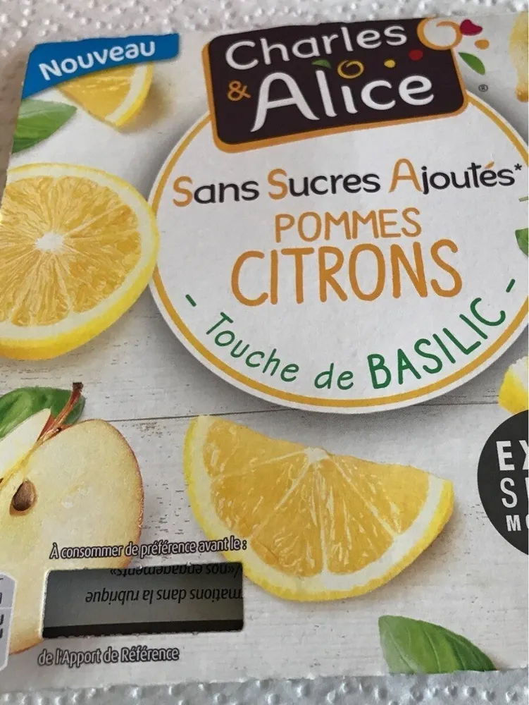 Pommes Citrons Basilic SSA