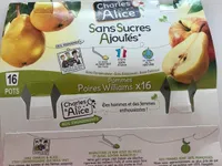 Pommes Poires Williams Sans Sucrs Ajoutés