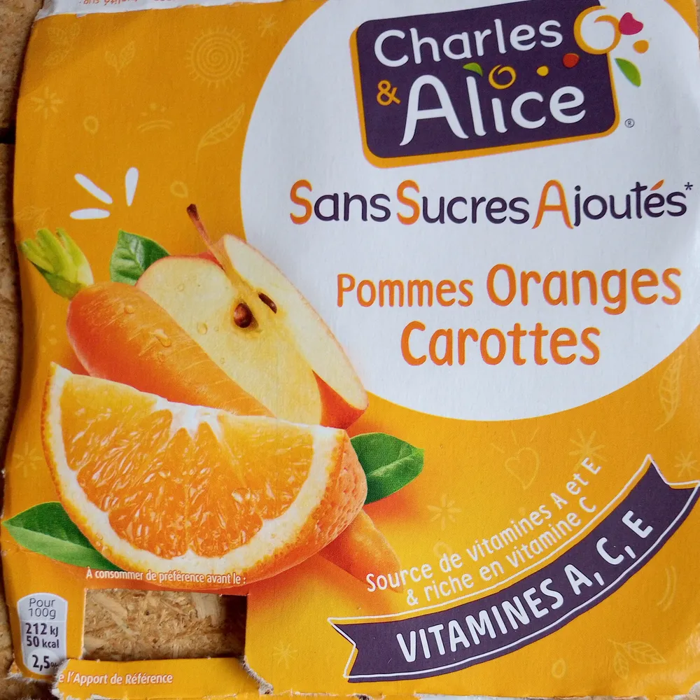 Pommes Orange Carottes