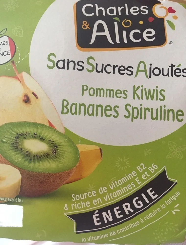 Pommes Kiwis Bananes Spiruline