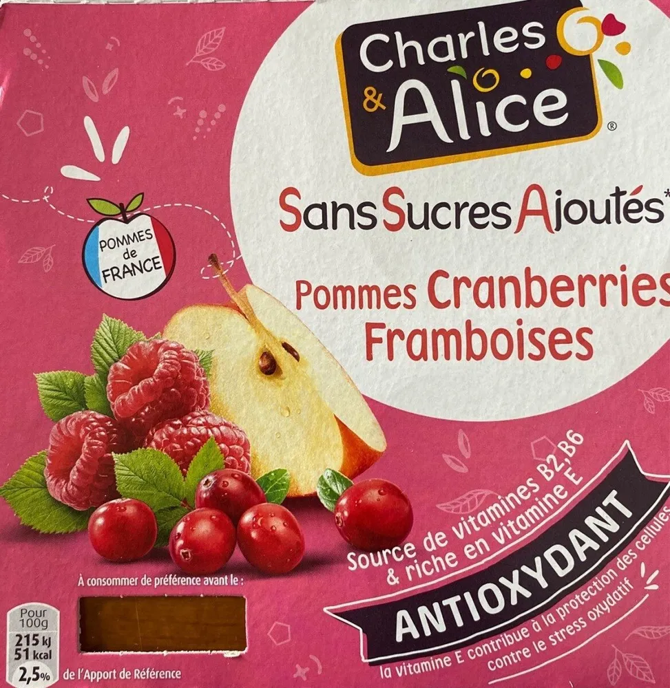 Spécialités de Pommes, Cranberries et Framboises