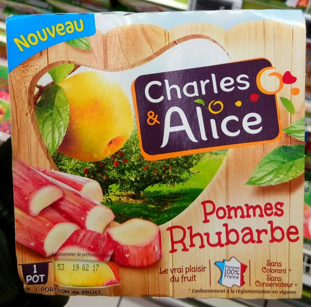 Pommes Rhubarbe