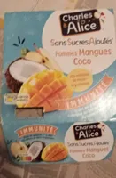 Compote mangue coco pomme