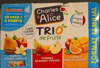 Trio de Fruits sans sucres ajoutés
