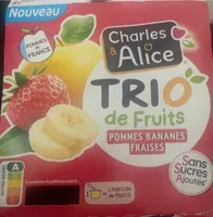 Compote pommes bananes fraises