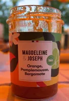 Confiture orange, pamplemousse, bergamotte