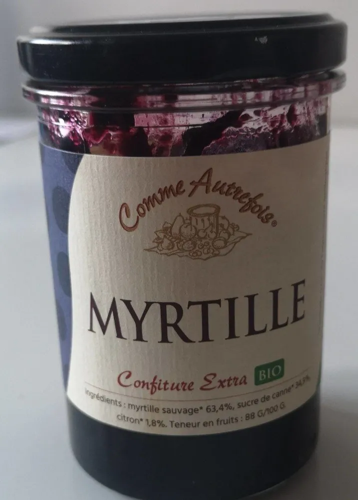 Confiture extra Bio Myrtille