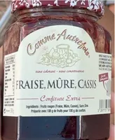 FRAISE, MÛRE, CASSIS