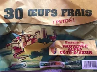 30 petits œufs frais