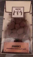 Amandes enrobées chocolat au lait