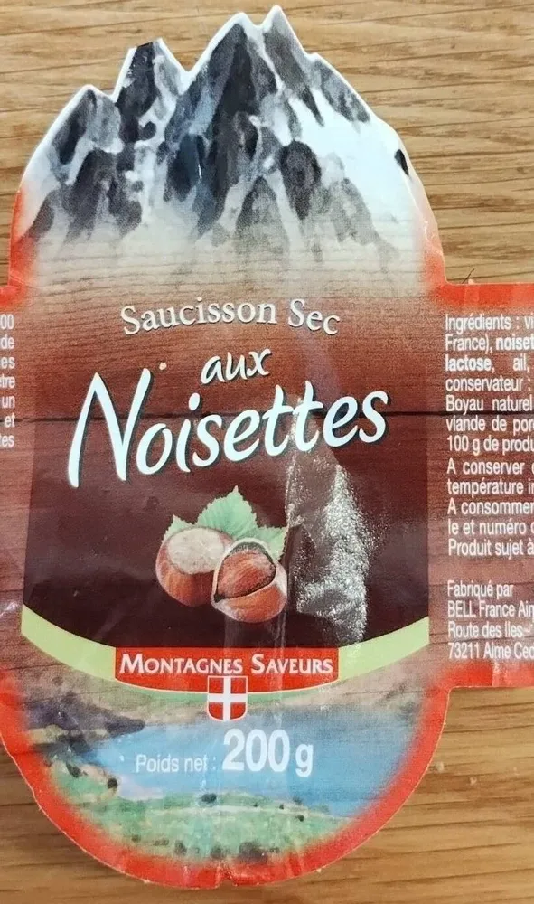 SAUCISSON SEC AUX NOISETTES