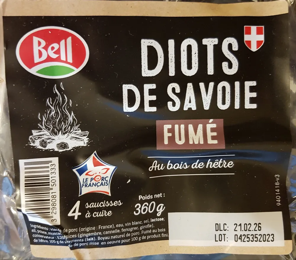 Diots de Savoie fumés