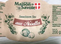 Saucisson sec aux noisettes