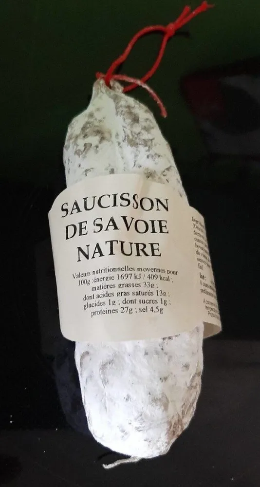 Saucisson de Savoie nature