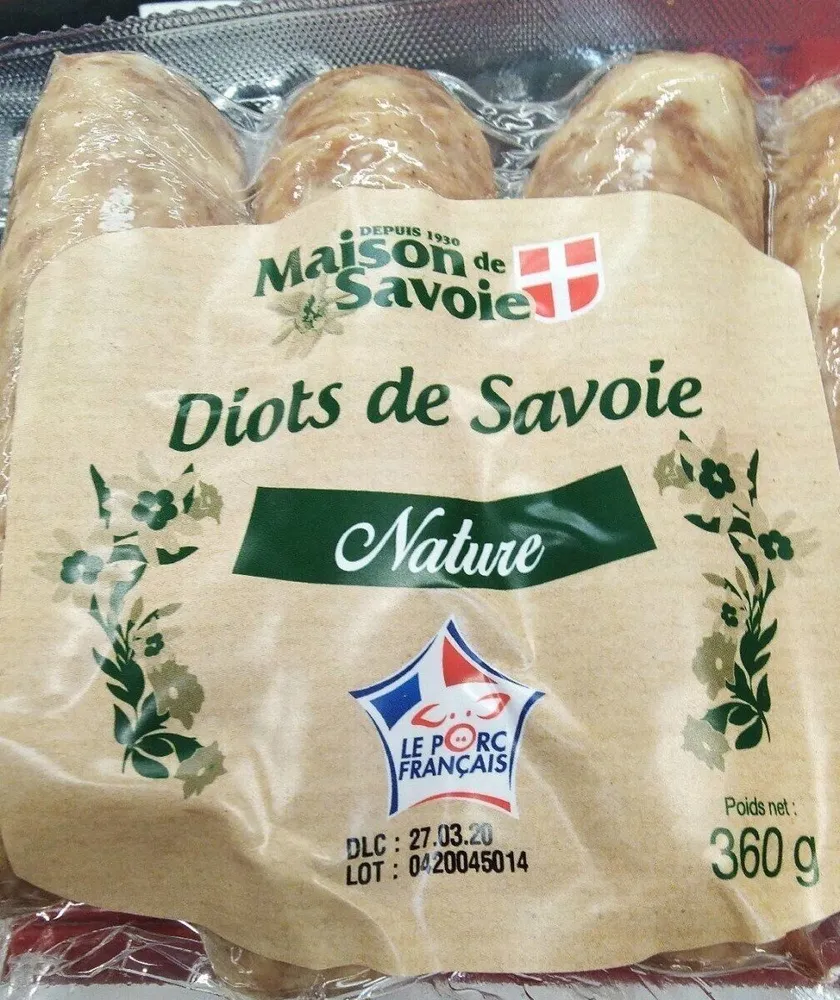 Diots de Savoie Nature