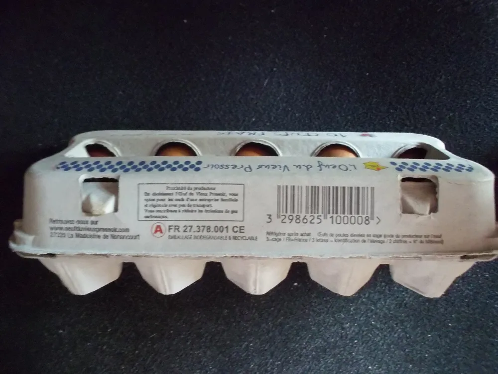 10 oeufs frais