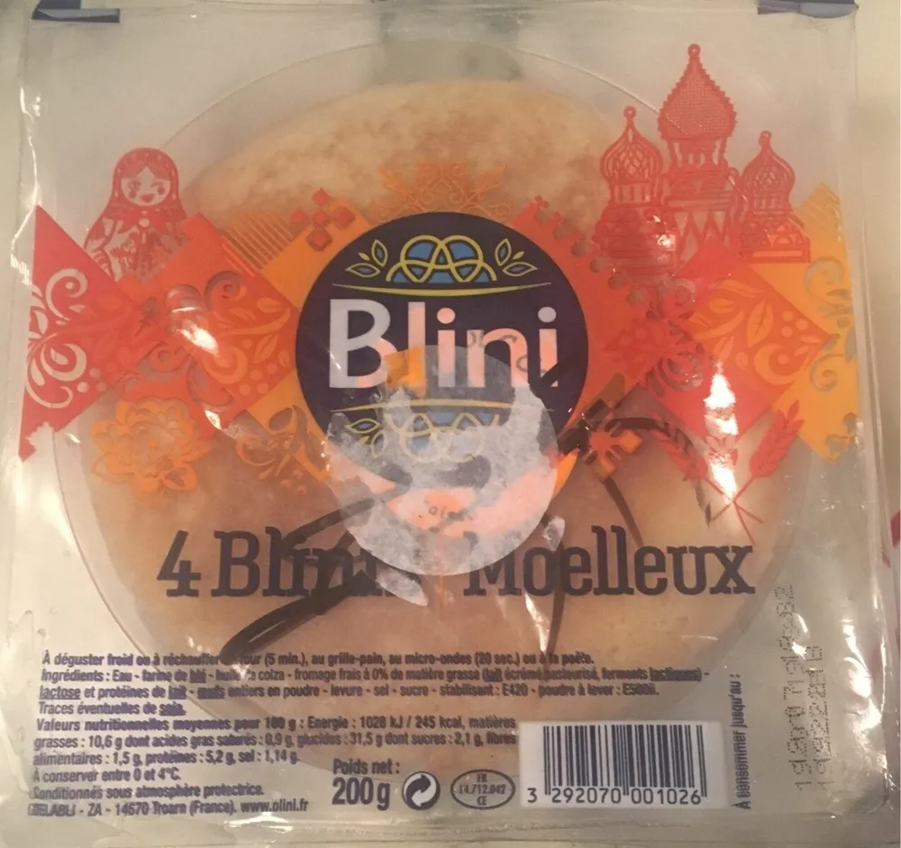 Blinis moelleux