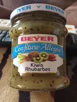 Confiture allegee Kiwis Rhubarbe