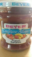 Confiture allégée Fraises Bananes