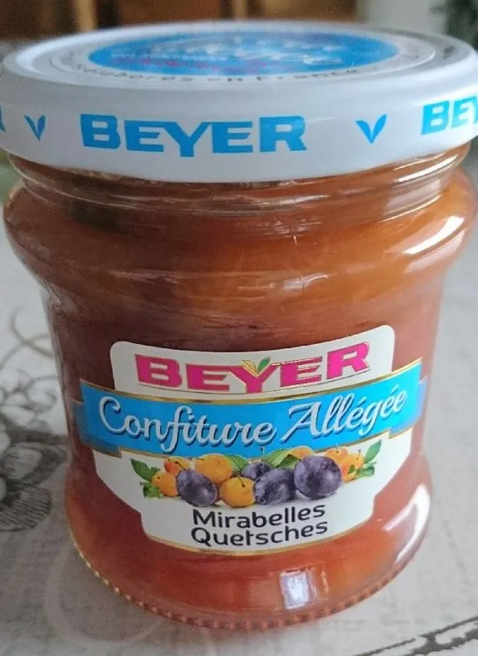 Confiture allegee mirabelles quetsches