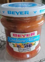 Confiture allegee mirabelles quetsches
