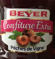 Confiture extra pêches de vigne