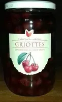 Ģriottes dénoyautées au sirop léger