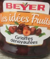 Griottes dénoyautées