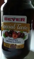 Griottes dénoyautées au sirop