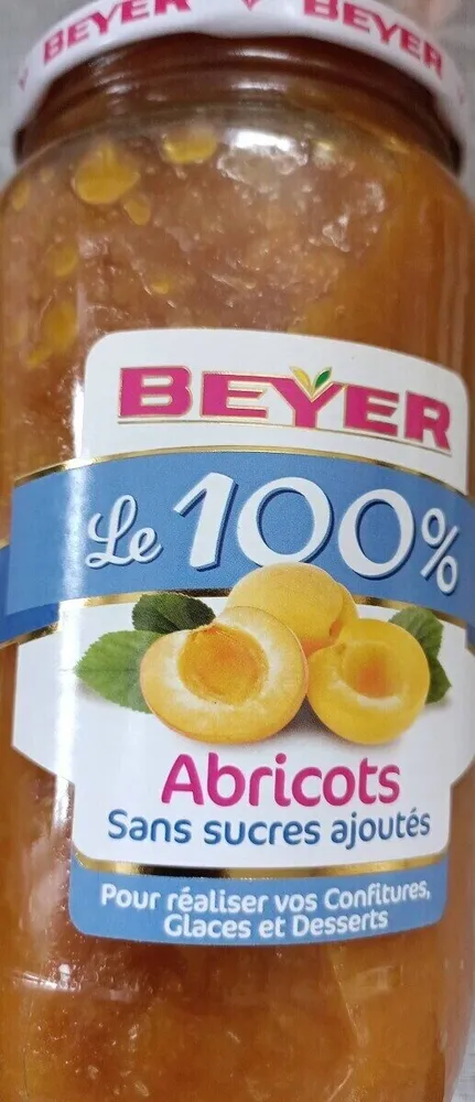 Confiture abricot sans sucres ajoutés