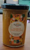 Confiture bio équitable mangue noix de Coco