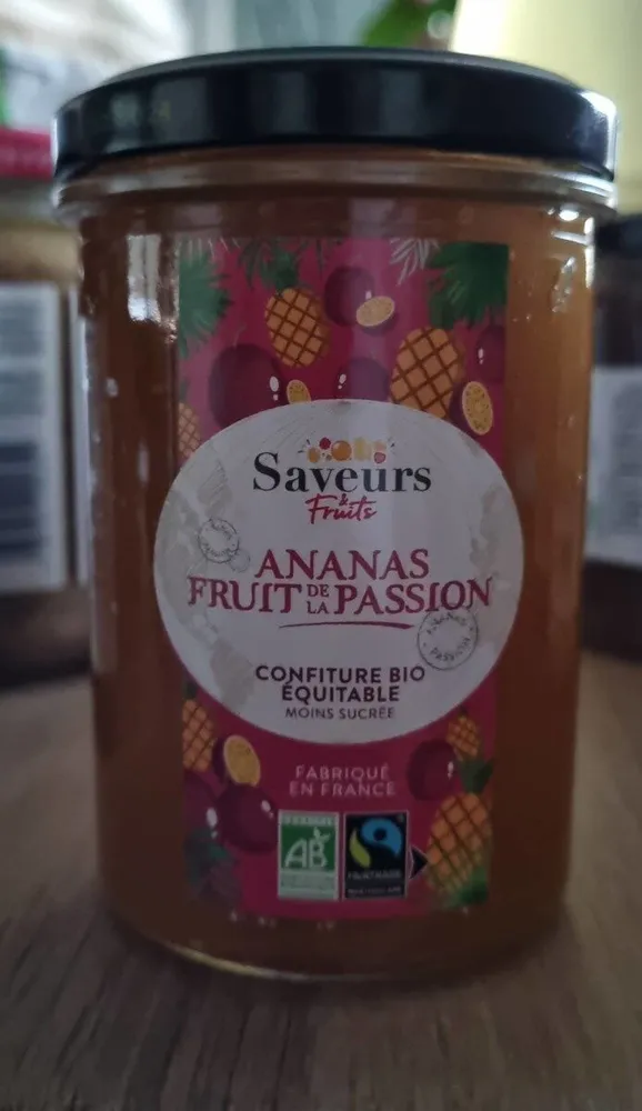 Confiture ananas fruit de la passion