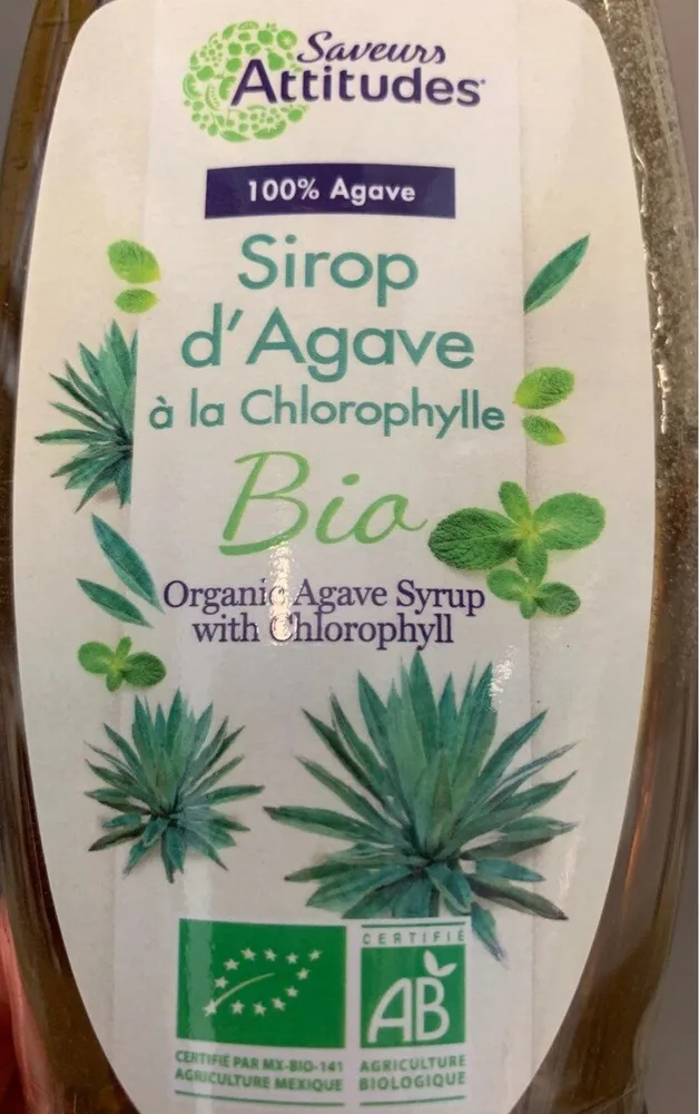 Sirop d'agave à la chlorophyle