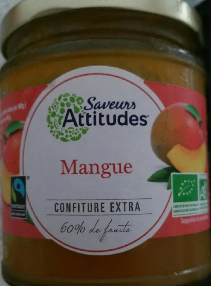 Confiture Extra Mangue 60% Bio