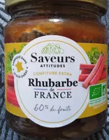 Confiture extra rhubarbe de France
