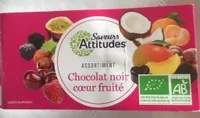 Chocolat noir cœur fruité