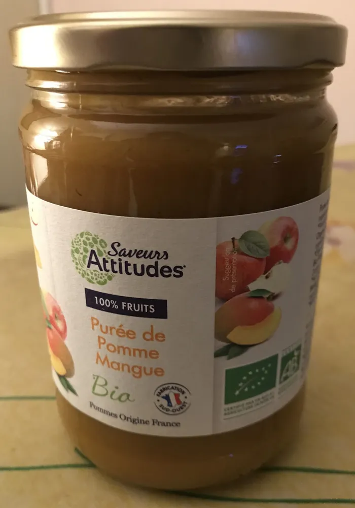 Purée de pomme-mangue